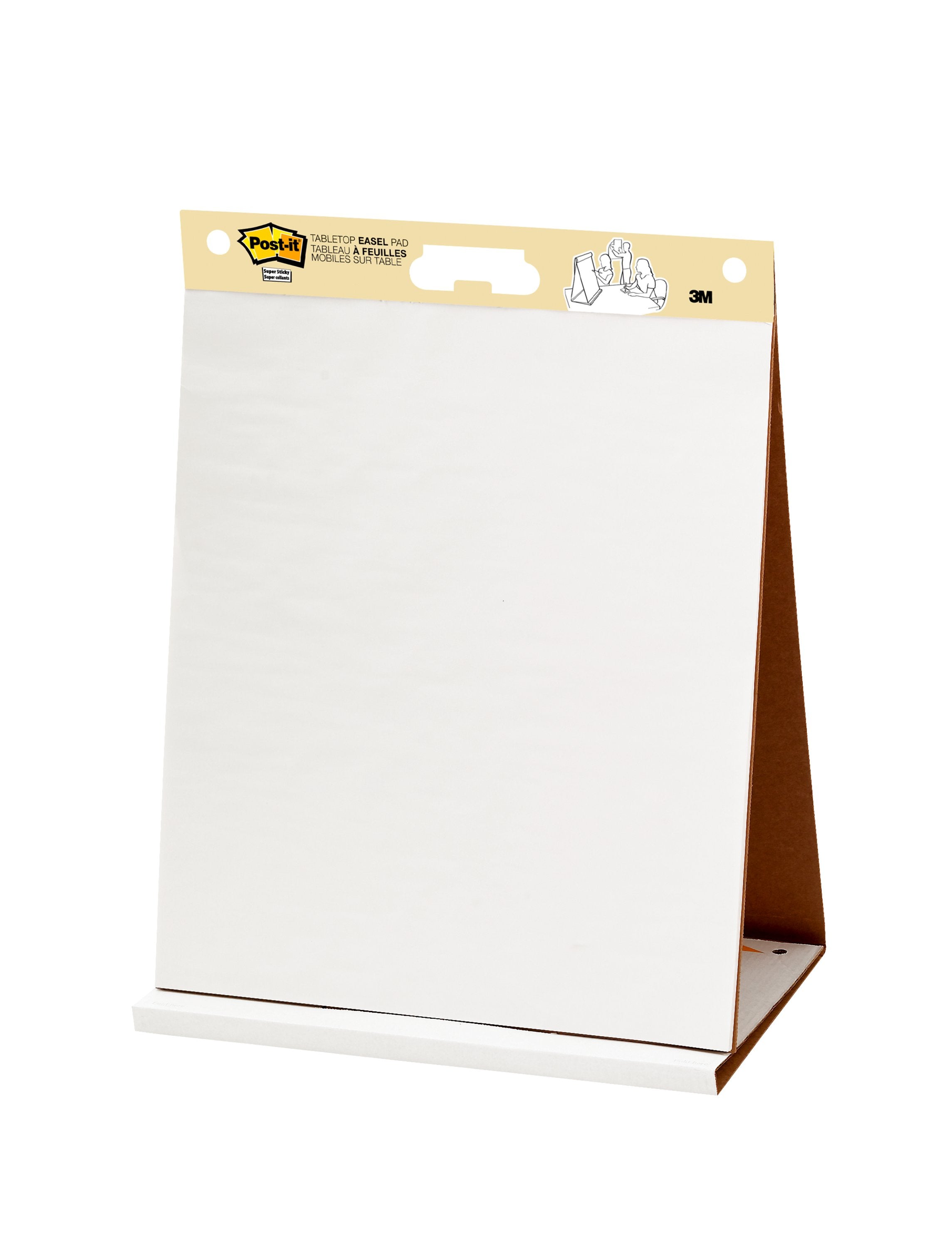 3M Easel Pad 563R 508x584 Table Top White (Each)