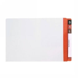 Avery File Lateral 367x242mm White Shelf With Dark Orange Mylar Tab PK1 (Each)