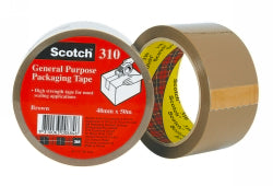 3M Scotch Tape Packaging 48mmx50M Brown 310-1PK (Each)