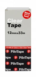 Pilot Tape Clear Pilotape 12mmx33M Bx12 (Each)