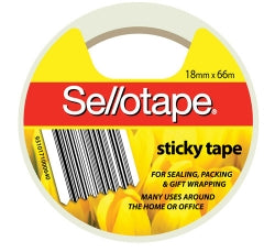 Sellotape Tape Sticky Sellotape 18mmx66M (Pack 8)