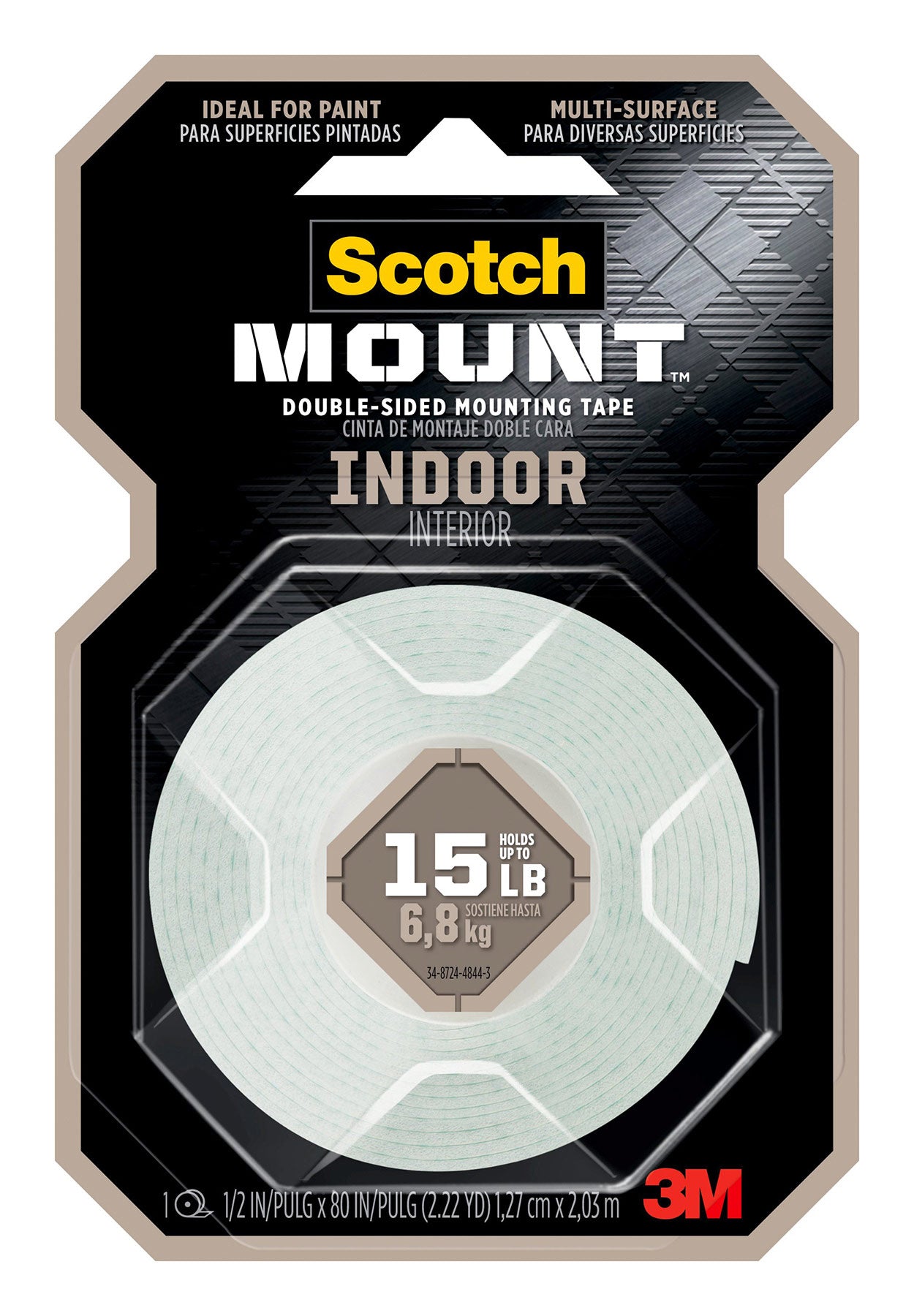 3M Scotch Tape Mounting 110H 12.7mmx2.03M (Pack 6)