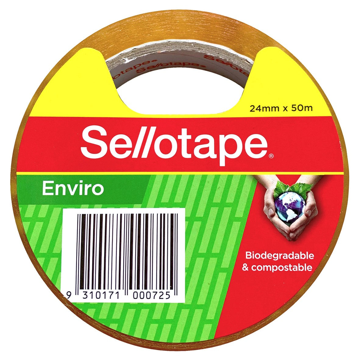 Sellotape Tape Vine Enviro 24mmx50M Clear (Each)