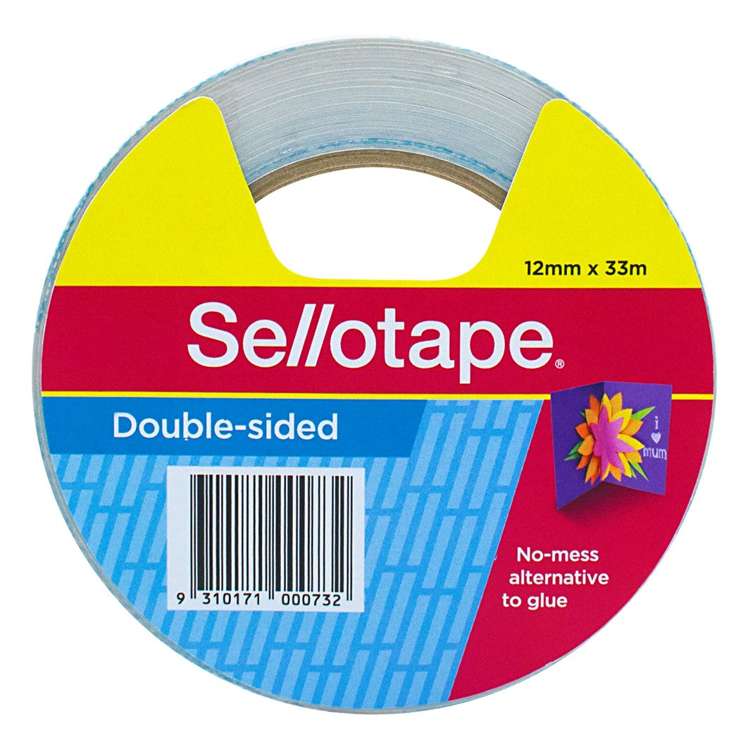 Sellotape Tape Double Sided No.404 12mmx33M (Each)