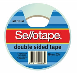 Sellotape Tape Double Sided No.404 18mmx33M (Each)