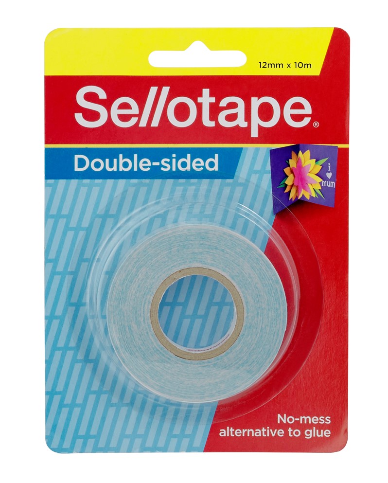 Sellotape Tape Double Sided No.104 12mmx10M (Pack 10)