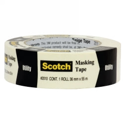 3M Scotch Tape Masking 36mmx55M 2010 Beige (Each)