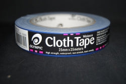 Olympic Tape Cloth Wotan 25mmx25M Blue (Each)