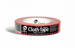 Olympic Tape Cloth Wotan 25mmx25M Red (Each)