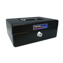 Esselte Cash Box 200x150x80mm Classic No.8 Black (Each)