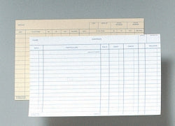 Zions System Cards 58RW 8x5 White 3MC PK100 (Each)