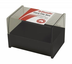 Esselte System Card Box Sws 152x102mm (6x4) Black (Each)