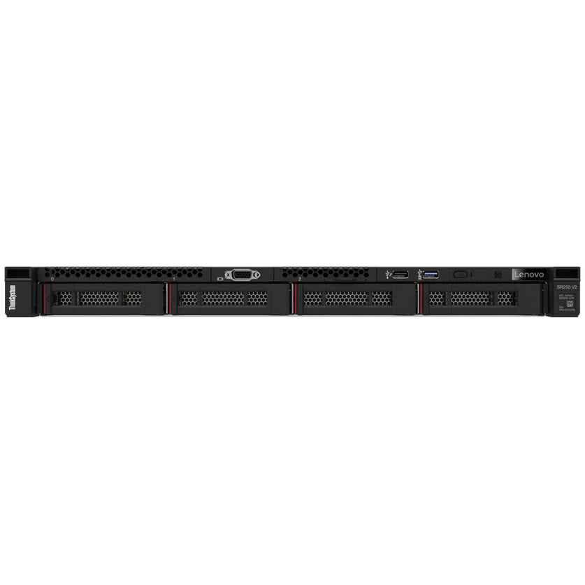 Lenovo ThinkSystem SR250 V2 server 0 GB Rack (1U) Intel Xeon E E-2324G 3.1 GHz 16 GB DDR4-SDRAM 450 W