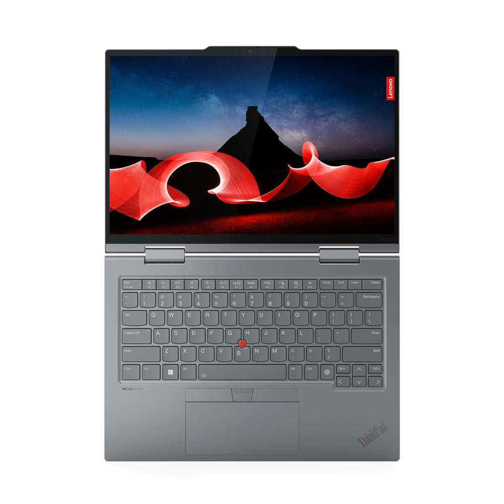 Lenovo ThinkPad X1 2-in-1 Gen 9 Intel Core Ultra 5 125U Hybrid (2-in-1) 35.6 cm (14") Touchscreen WUXGA 16 GB LPDDR5x-SDRAM 512 GB SSD Wi-Fi 6E (802.11ax) Windows 11 Pro English Grey