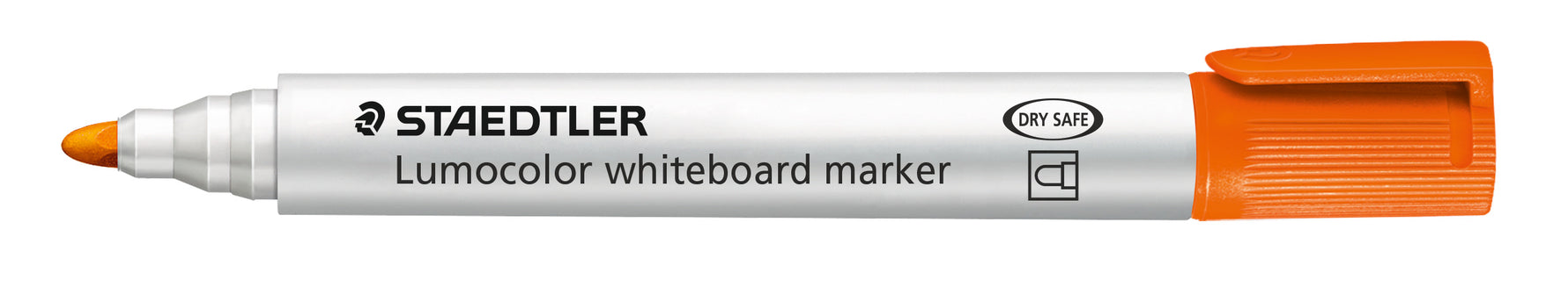 Staedtler Marker Whiteboard Lumocolor 351 2mm Bullet Orange (Box 10)