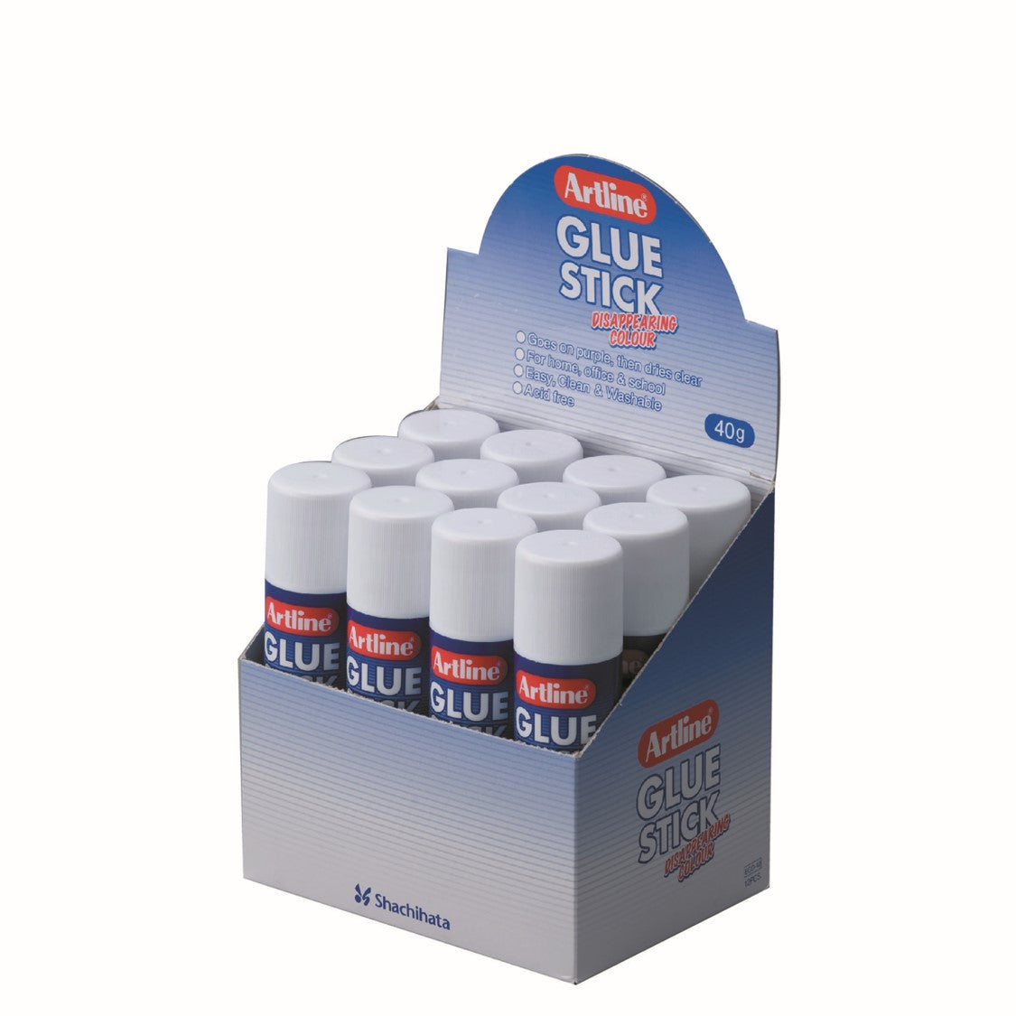 Artline Glue 40gm Stick Disappearing Purple (DISP12)
