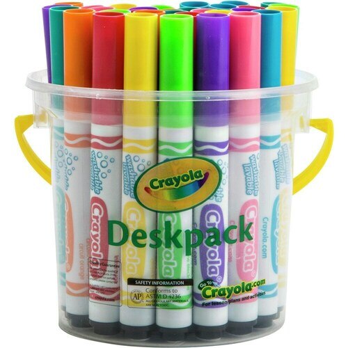 Crayola Marker Super Tips Washable 10 Colours Deskpack 40 (Each)