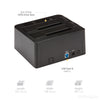 StarTech.com Dual-Bay USB 3.2 Gen 2 to SATA Hard Drive Docking Station, USB 10Gbps Hard Drive Dock, External 2.5/3.5