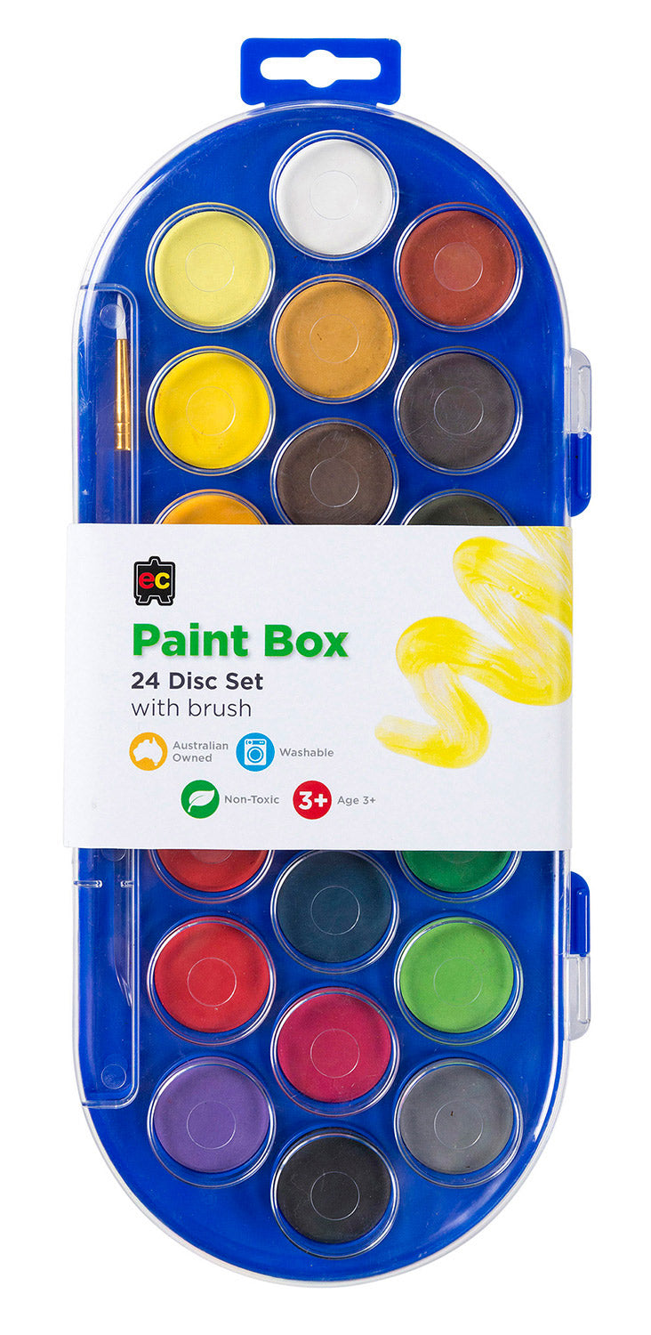 Paint Box 22 Disc Clear Lid (Each)