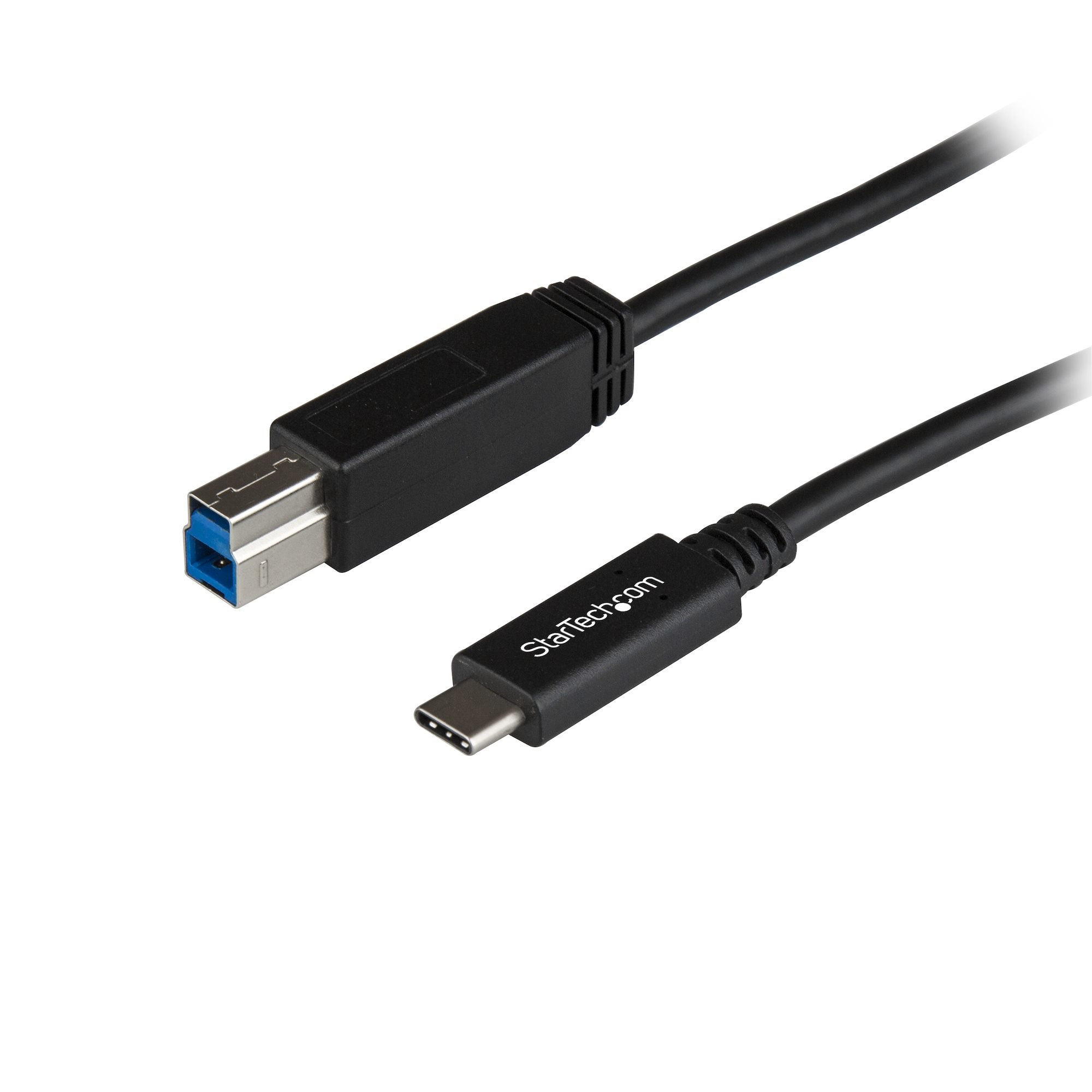 StarTech.com 3.3ft (1m) USB-B to USB-C Cable, USB 10Gbps, Data Cord, USB 3.2 Gen 2, USB-C Data Transfer Cable