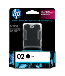 HP Inkjet Cartridge 02 8721 Blk (Each)