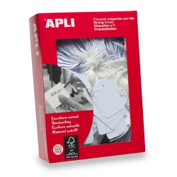 Merchandising Tags Apli 391 28x43mm White Bx500 (Each)