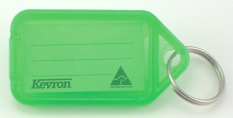 Key Tags Kevron Green PK50 (Each)