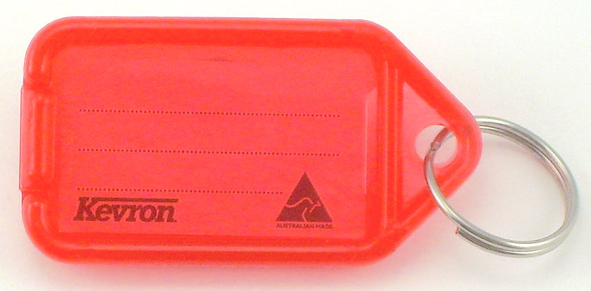 Key Tags Kevron Red PK50 (Each)
