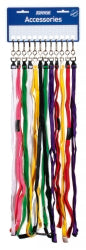 Lanyards Kevron Breakaway Assorted Colours Card 12 (Each)