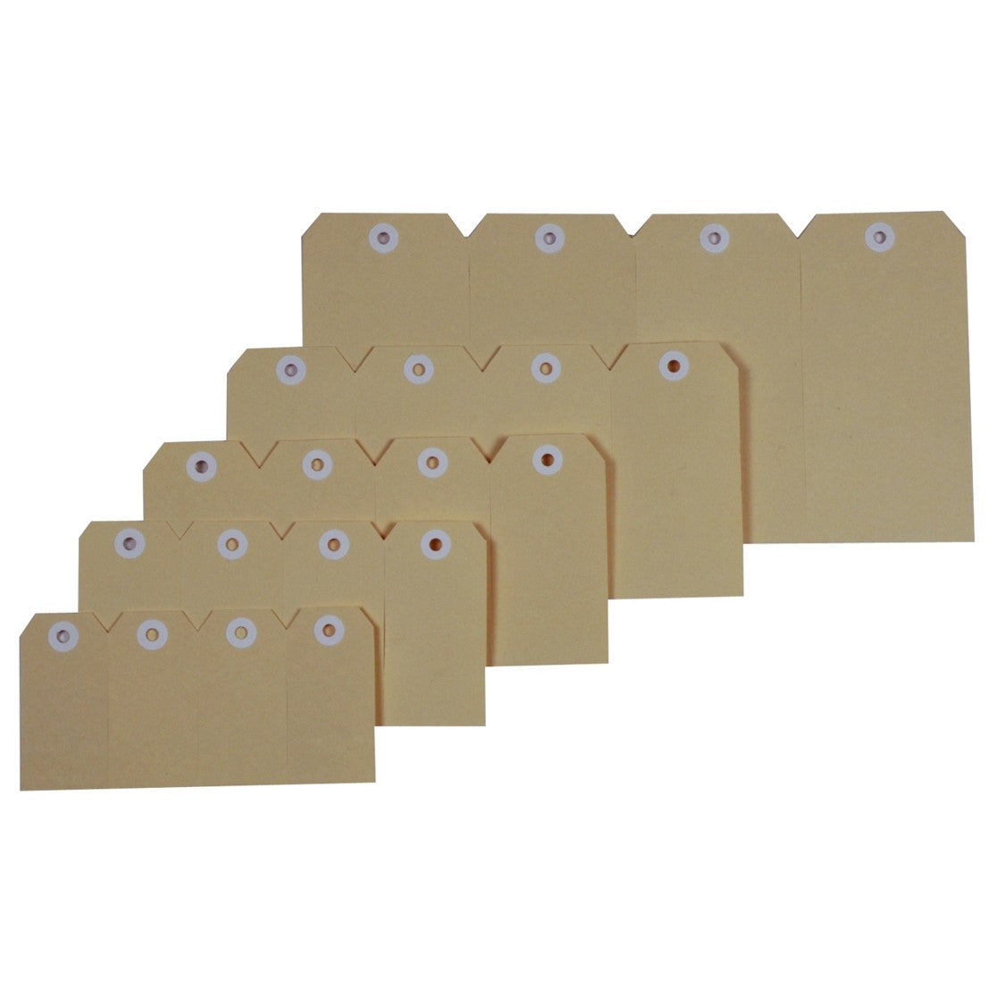 Esselte Shipping Tags No.8 80x160mm Buff Bx1000 (Each)