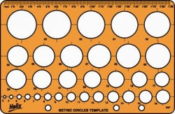 Stencil Helix H6701CIRCLE Template (Each)