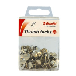Esselte Drawing Pins Silver PK100 (Each)