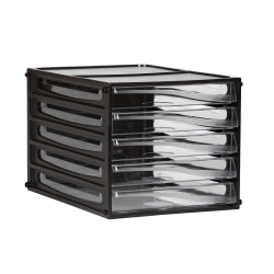 Esselte Filing Drawers Black Frame 5 Drawers (Each)