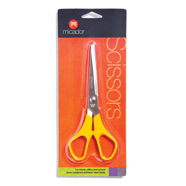 Micador Scissors #470 165mm Yellow Handle (Each)
