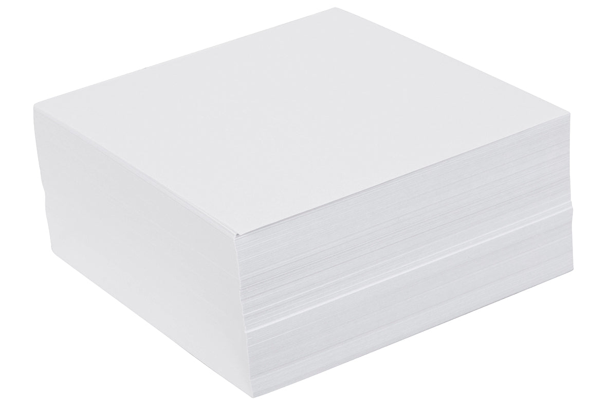 Memo Cube Refill Spirax 95x95mm Blank White 500SHTS (Each)