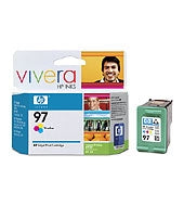 HP Inkjet Cartridge 97 C9363 Col (Each)