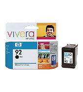 HP Inkjet Cartridge 92 C9362WA Blk (Each)