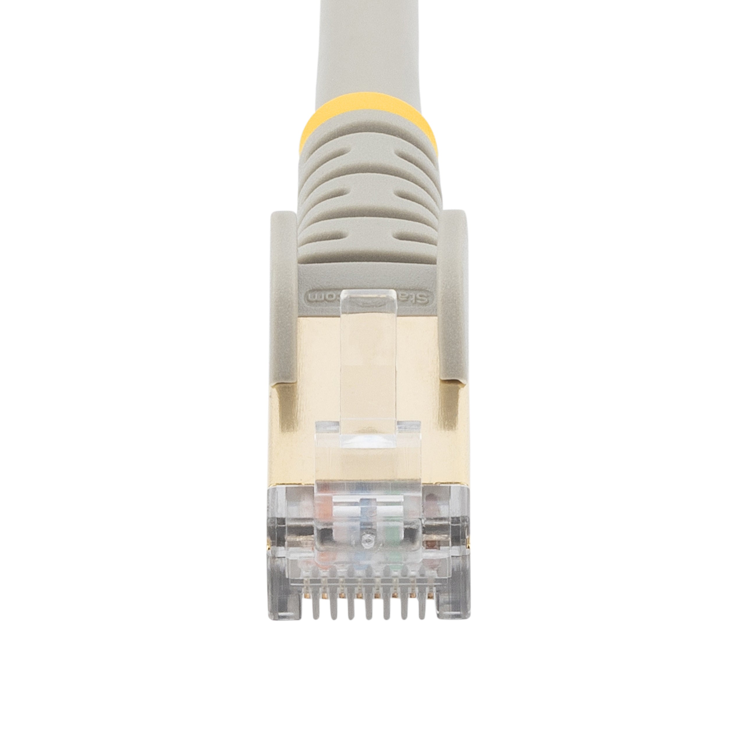 StarTech.com 1m CAT6a Ethernet Cable - 10 Gigabit Shielded Snagless RJ45 100W PoE Patch Cord - 10GbE STP Network Cable w/Strain Relief - Grey Fluke Tested/Wiring is UL Certified/TIA