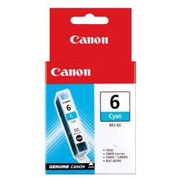 Canon Inkjet Cartridge BCI-6CY Cyan (Each)