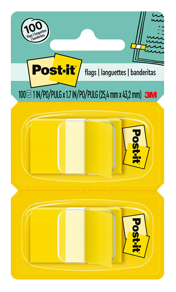 3M Flags 680-YW2 Yellow Twin Pack (Each)