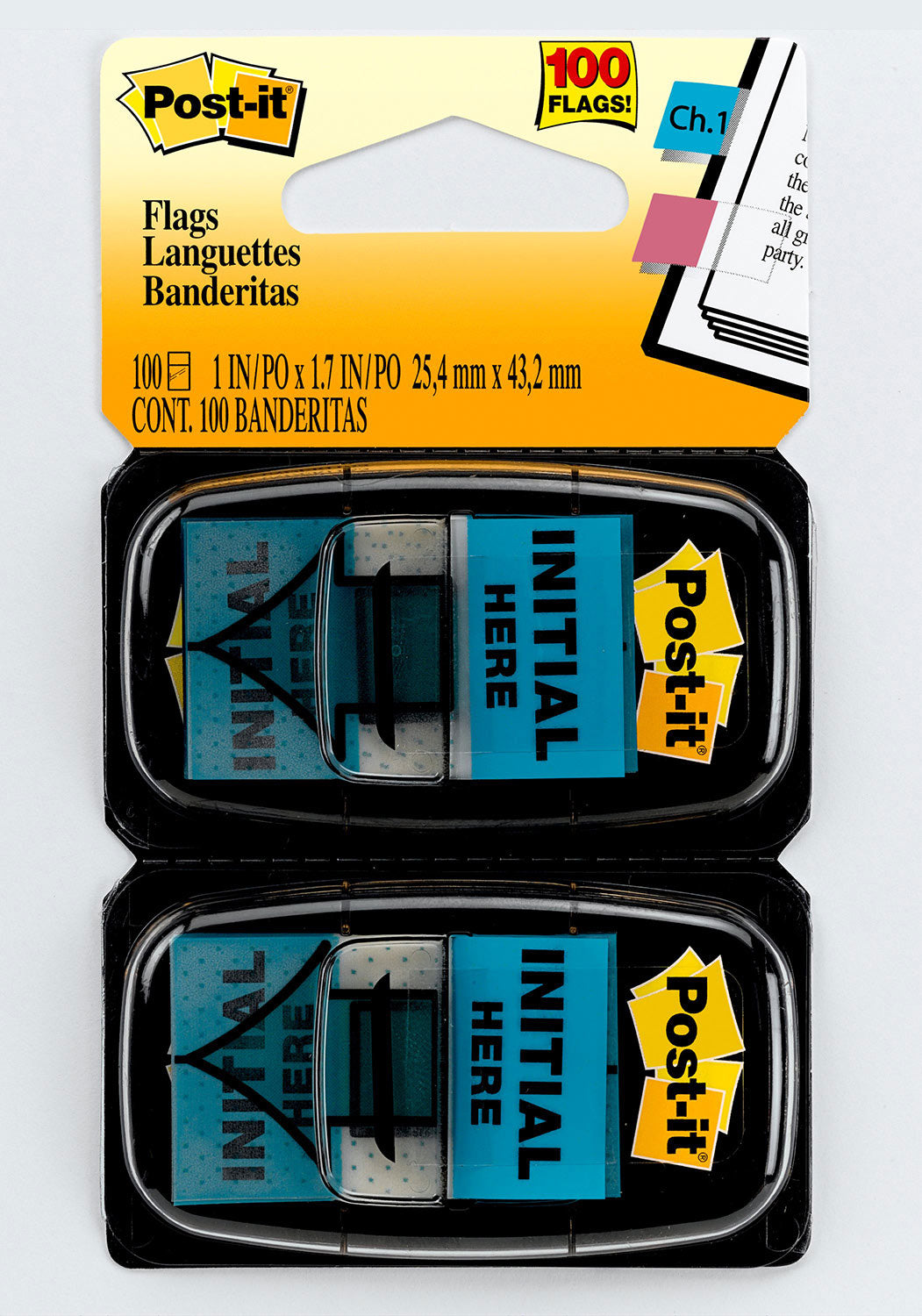 3M Flags 680-IH2 Initial Here PK100 (Each)