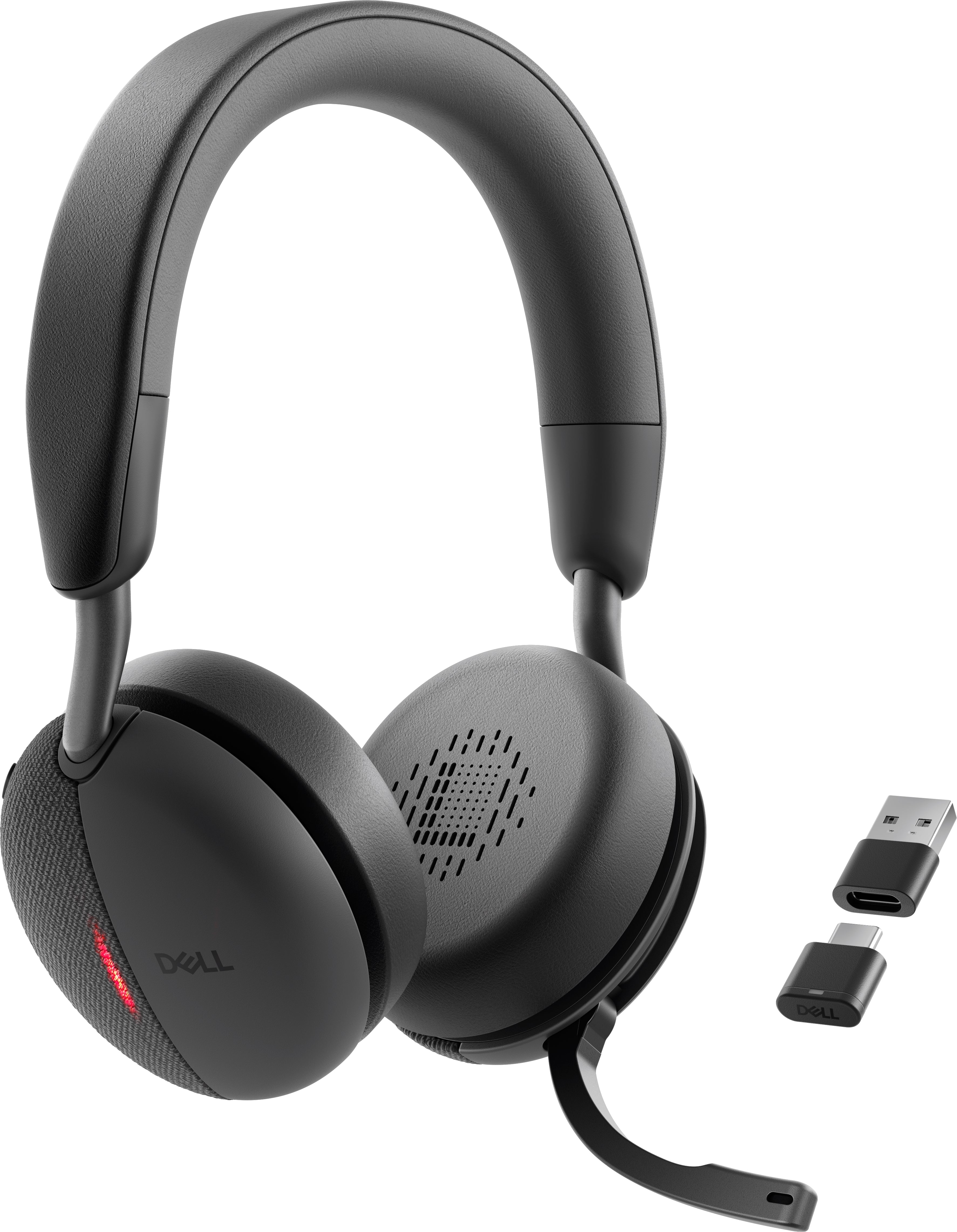 DELL WL5024 Headset Wired & Wireless Head-band Aviation/Air traffic control USB Type-C Bluetooth Black