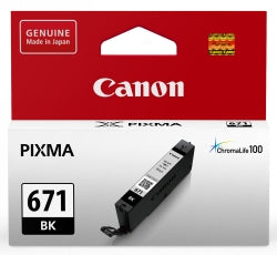 Canon Inkjet Cartridge CLI671Book Black (Each)