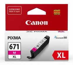 Canon Inkjet Cartridge CLI671xLM Magenta (Each)