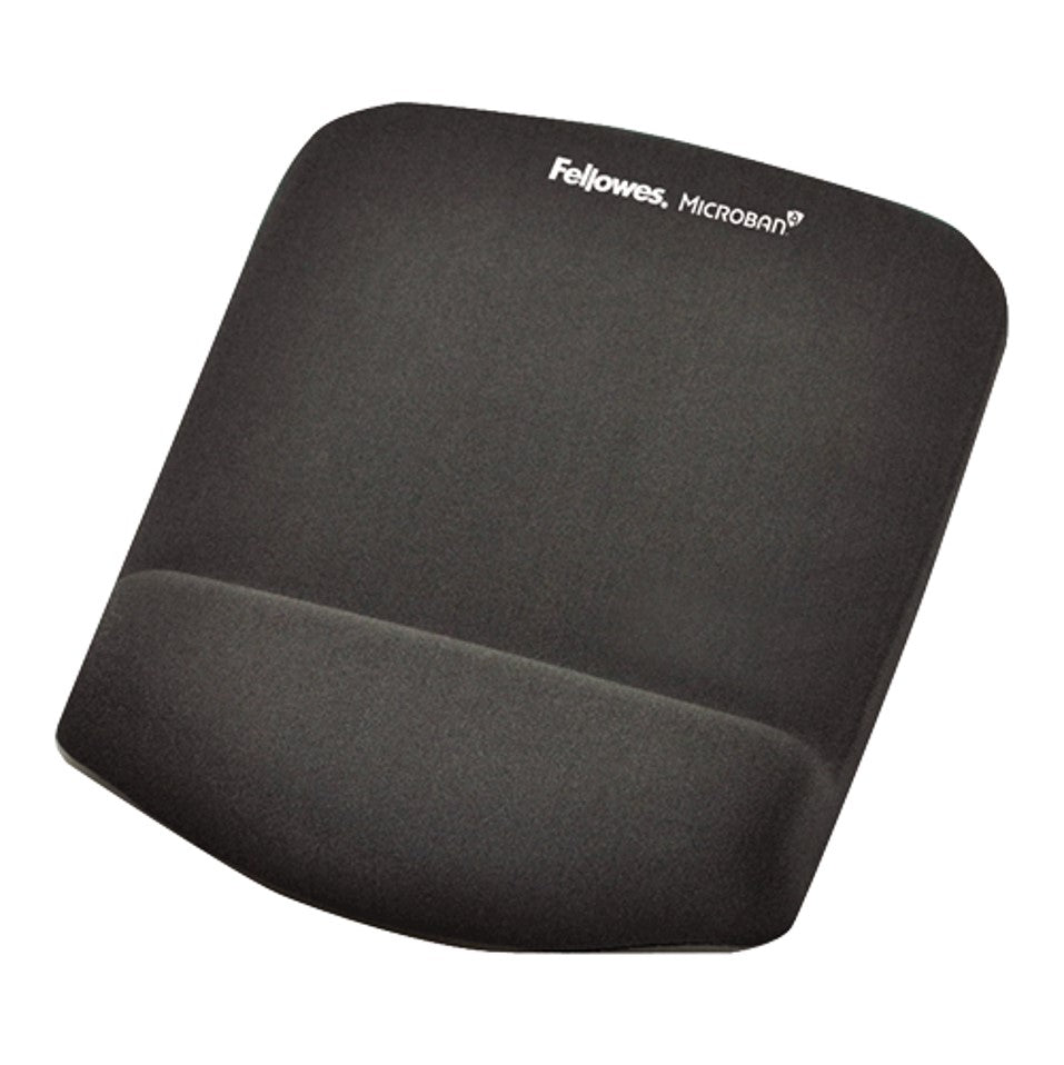 Fellowes Mouse Pad Wrist Rest Plushtouch Lycra Graphite (Each)