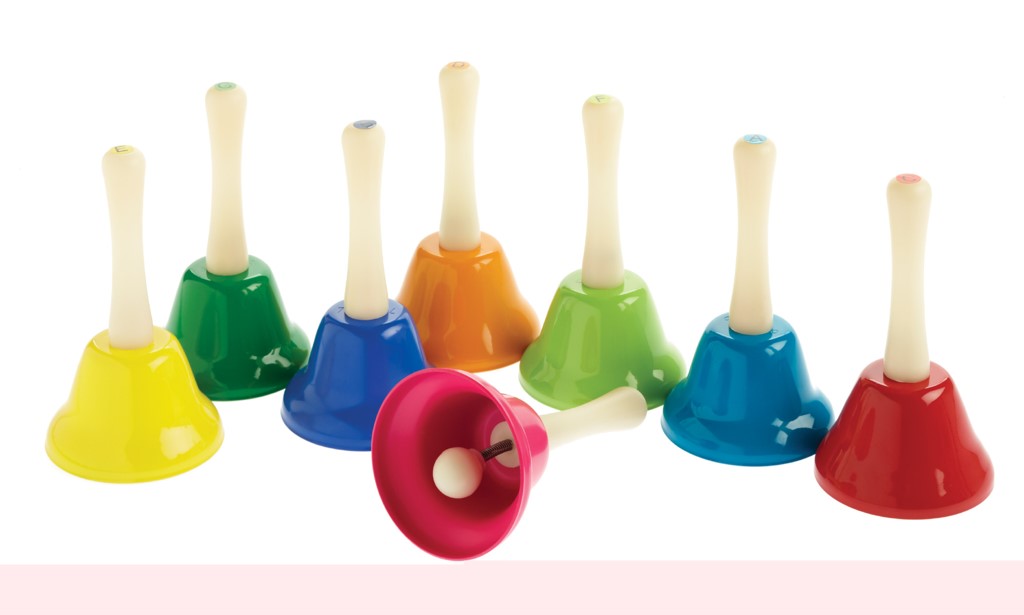 Edvantage Music Bell 8 Notes In 8 Colours 140mm (Each)
