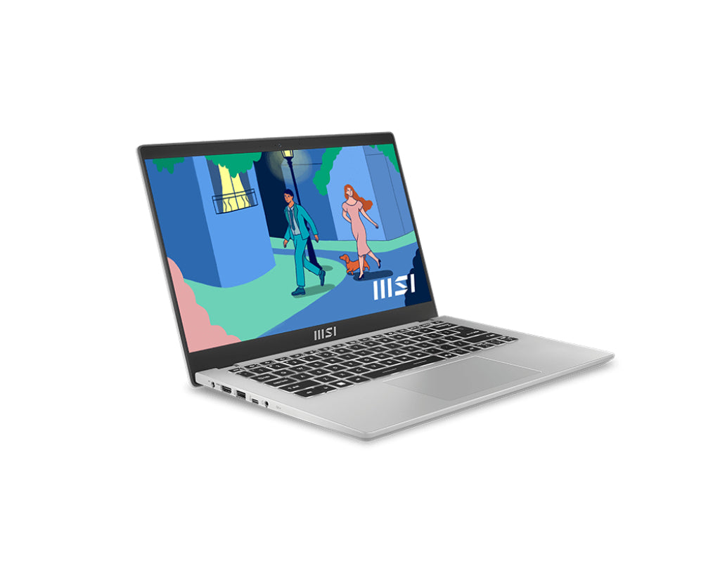 MSI Modern 14 C12MO-1029AU Intel® Core™ i5 i5-1235U Laptop 35.6 cm (14") Full HD 16 GB DDR4-SDRAM 512 GB SSD Wi-Fi 6 (802.11ax) Windows 11 Home Silver