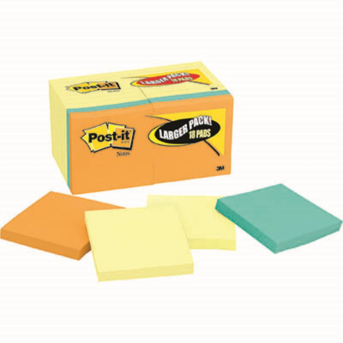 3M Notes 654-14-4B Mixed Pack (Pack )