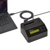 StarTech.com Single Bay Hard Drive Eraser, Standalone HDD/SSD Sanitizer, USB 3.0 to SATA II (3 Gbps), 9 Erase Modes, LCD Display, Secure Erase Hard Disk Sanitizer Dock, DB-9 Printer Port, TAA Compliant
