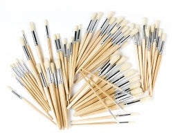 Paint Brush Hog Hair Round School Pack (60) [#4 5 6 8 9 10 12] Series E (Each)